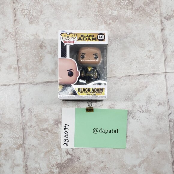 1231 Black Adam Cape Flying Funko Pop Movies Vinyl Figure NIB 2022 - Picture 7 of 7